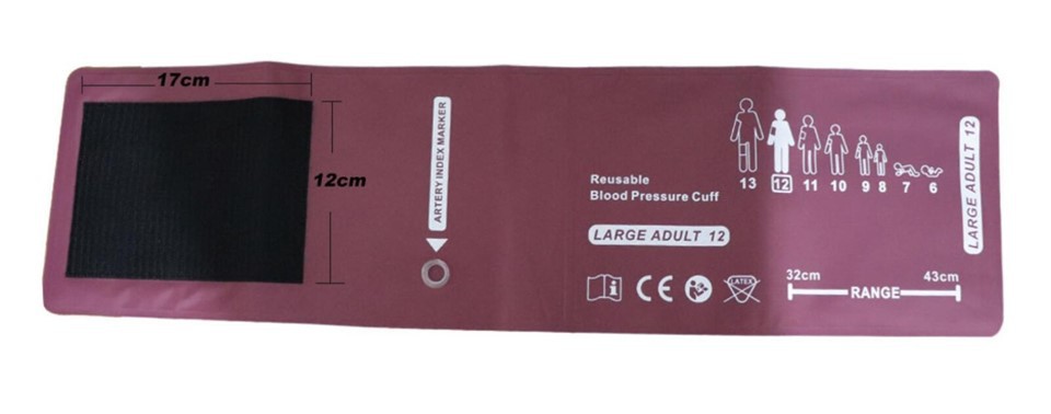 Large Adult Durable NIBP Cuff For Welch Allyn