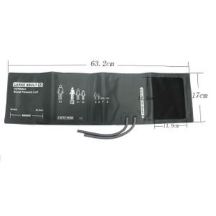 Kbar adulti #12 durabbli Nibp Cuff, iċ-ċirkonferenza driegħ 32.1-43.4 ċm, mingħajr Gasbag