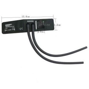 Neonat # 2 Duħħan Nibp Cuff, 4.2-7.1cm Arm Circumference, Mingħajr Gasbag.