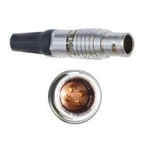 4 Pinnijiet 0B Metal Aviation Electric Connector, Cable Small Male Male Connector, Metal Circular Push Pull Plug Socket