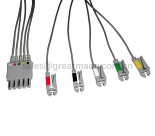 Kompatibbli ma 'M1971A 5-lead Leadwires, IEC, Grabber