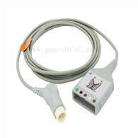 Kompatibbli ma HP / Philips 5-Lead AHA Trunk Cable, ECG Trunk Cable għall-Monitor tal-Pazjent, 9ft & 12pin.