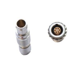 FGG EGG 1B Series 306 Push-Pull Metal Straight Plug / Fixed Socket Connector