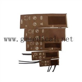 Cuff pressjoni tad-demm li tista 'terġa' tuża b'Tubu Doppju (Infant, pedjatriku, adult żgħir, adult, adult kbir, KOXXA.