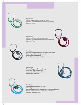 Aluminju Anodizzat Professjonali Stetoskopju Uniku Ras Doppju Bi Stetoskopju Kontra l-Kap